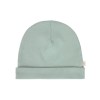 Grijsgroen babymutsje - Beanie ribbed mushroom 